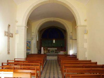 Intérieur Eglise de Chantmerle Les Grignan
