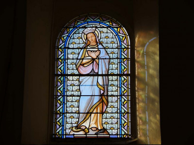 Vitrail de l'Eglise de Chantemerle