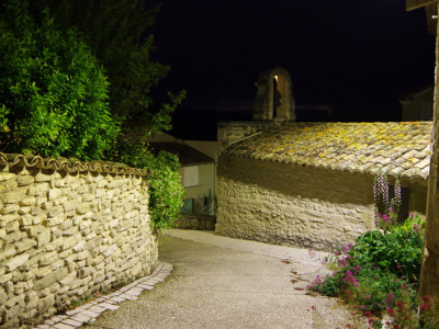 Chapelle Chantemerle Les Grignan de nuit, dans la descente