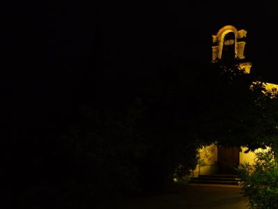Eglise de Chantemerle Les Grignan en photo de nuit