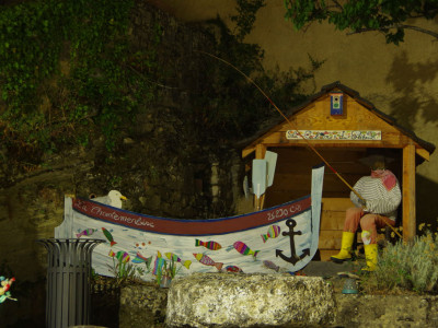 Pêcheur. Cabane des enfants de Chantemerle