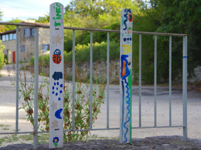 Travail des enfants de Chantemerle avec l'association chansojeux